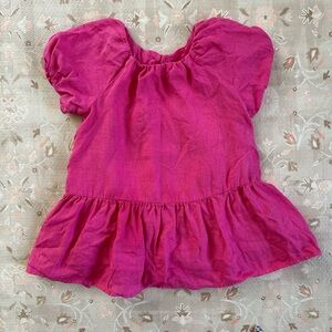 Zara Hot Pink Ruffle Dress